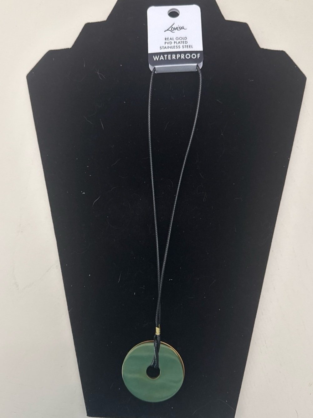 Lovisa Gold Donut Pendant Necklace